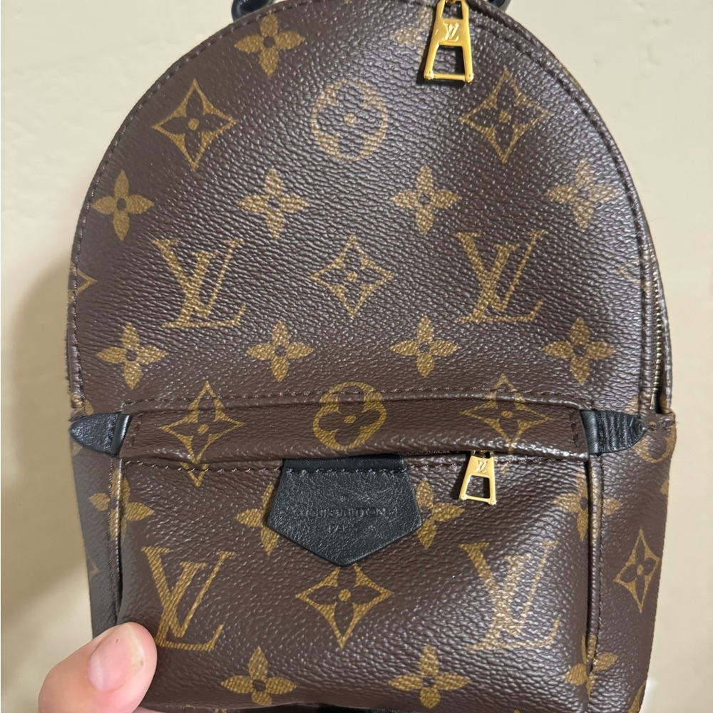 Louis Vuitton Brown and Gold Monogram Bag